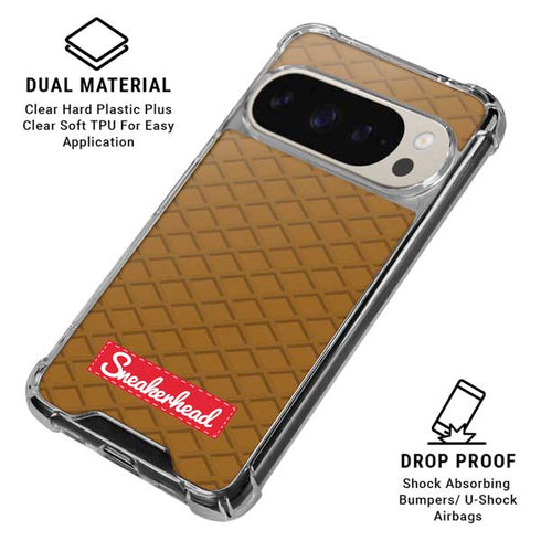 Sneakerhead Gold Pattern Pixel 9/9 Pro Clear Case